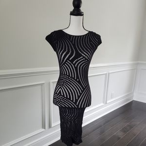 BEBE Black Stretch Body on dress